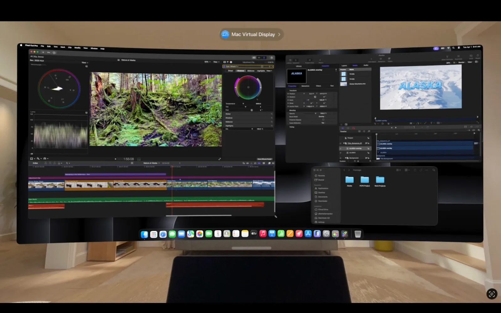 Replace Two Monitors With Vision Pro Mac Virtual Display